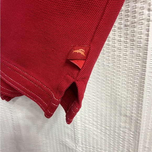 TOMMY BAHAMA Men's XL Supima Cotton Golf Polo Shirt Deep Red (Reddish Rust) - Picture 7 of 7